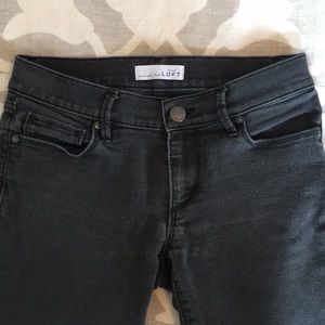 Loft Black Skinny Jeans
